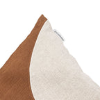 Fronce d'oreiller Leora Brown Sugar | 50x50cm