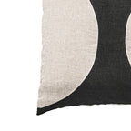 Fronce de coussin Leora, anthracite | 50x50cm