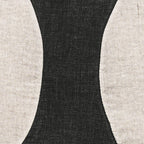 Fronce de coussin Leora, anthracite | 50x50cm