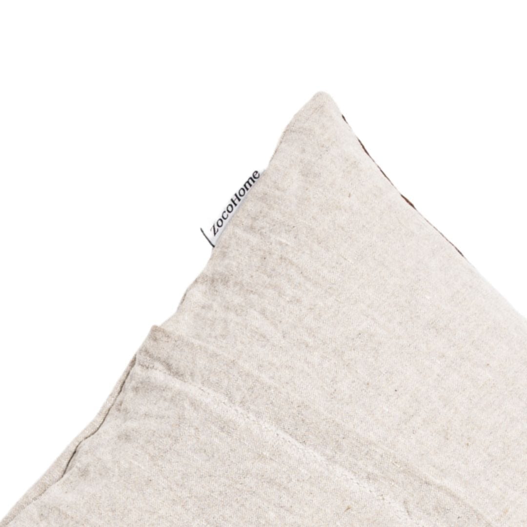 Fronce de coussin Leora, anthracite | 50x50cm