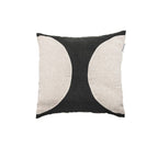 Fronce de coussin Leora, anthracite | 50x50cm