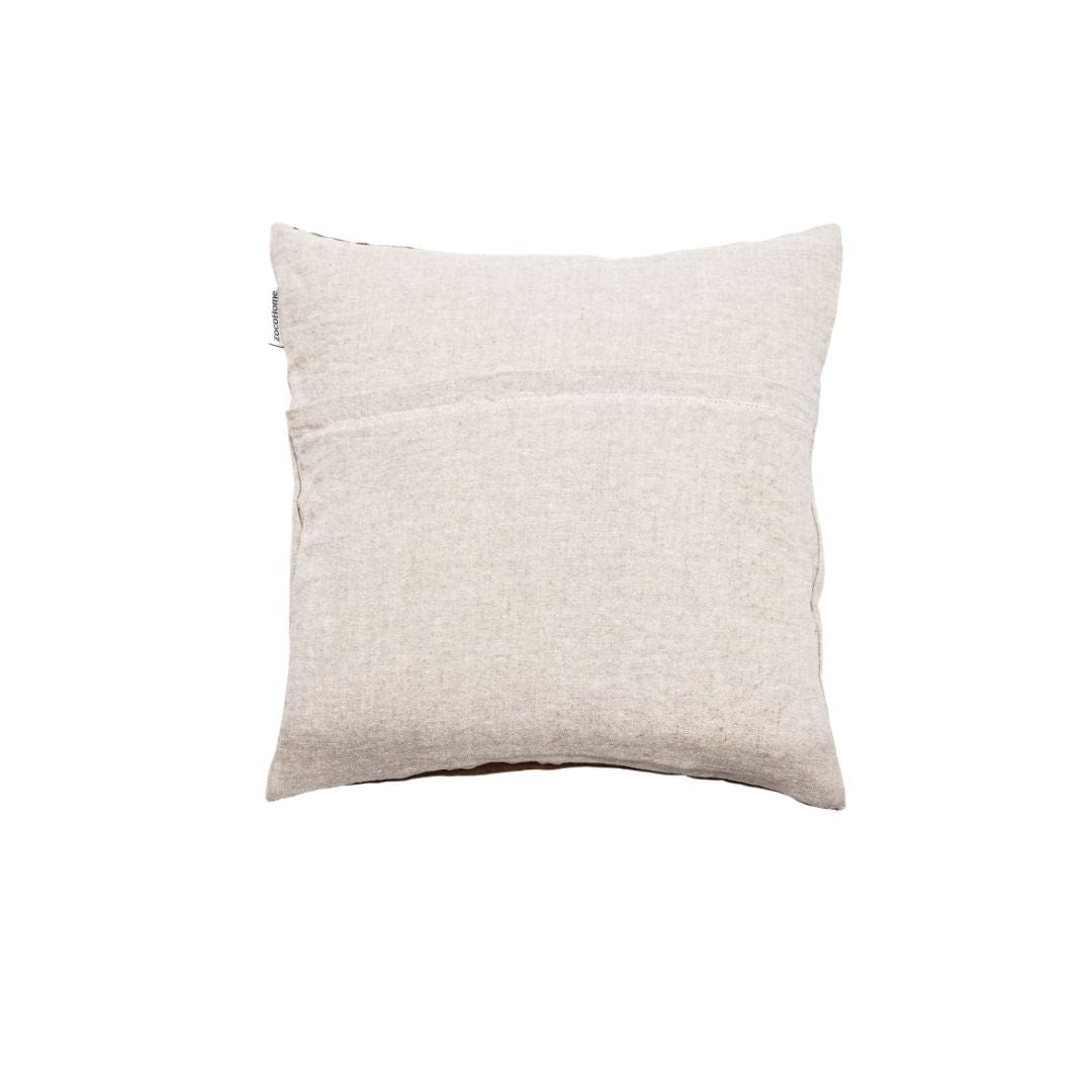 Fronce de coussin Leora, couleur moka | 50x50cm