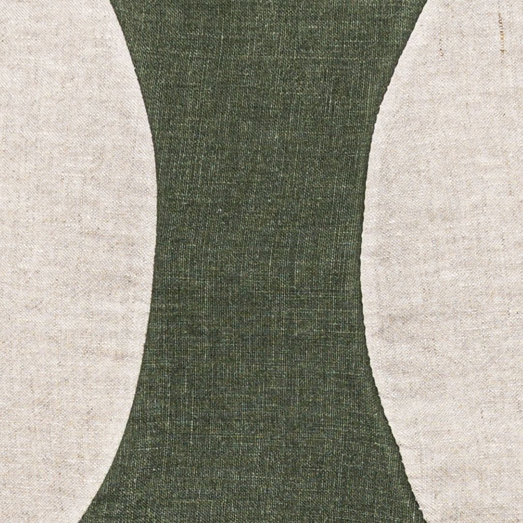 Fronce de coussin Leora Olive | 50x50cm