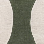 Fronce de coussin Leora Olive | 50x50cm