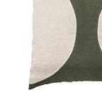 Fronce de coussin Leora Olive | 50x50cm