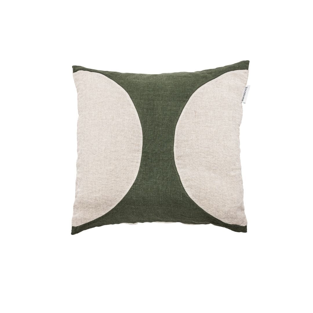 Fronce de coussin Leora Olive | 50x50cm