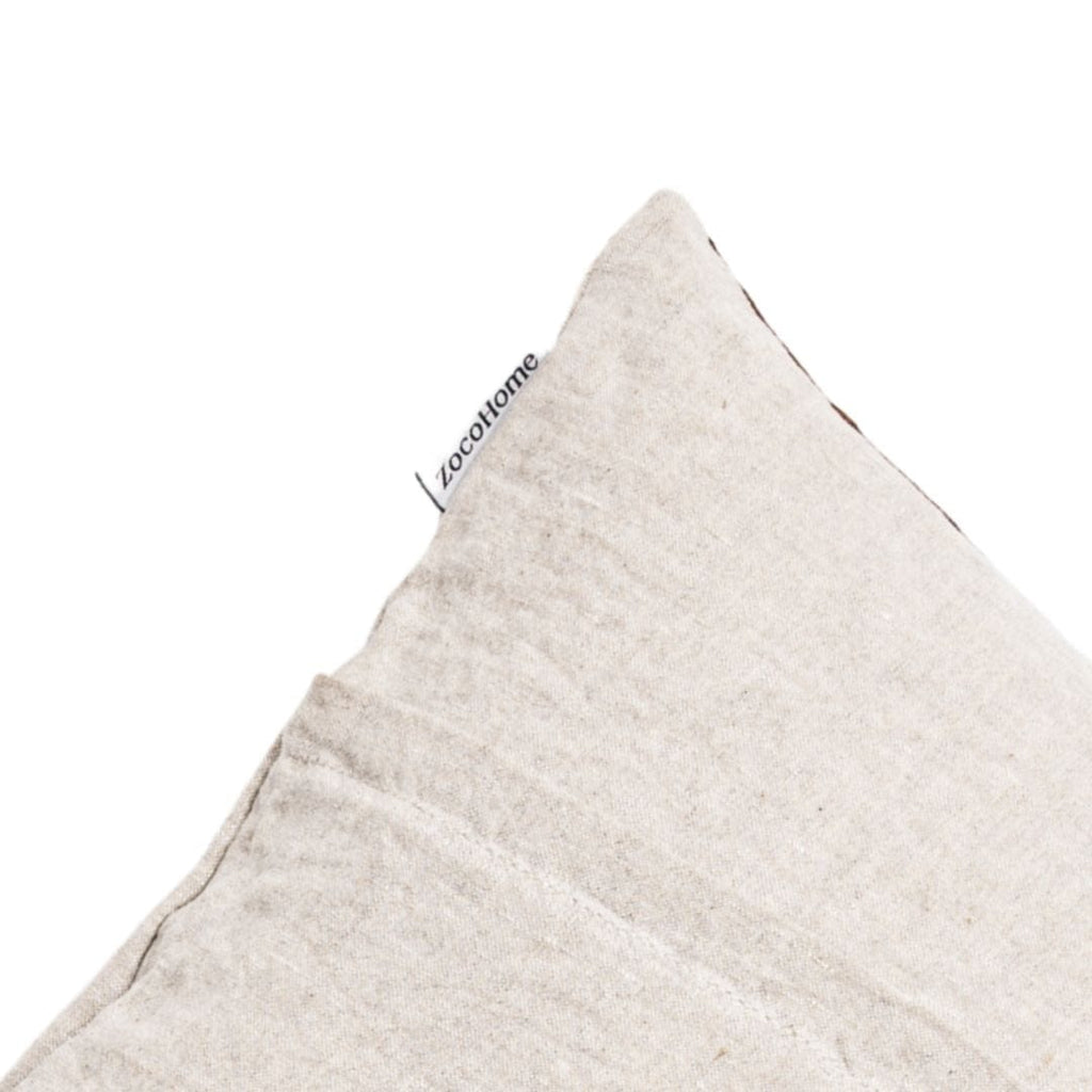 Fronce de coussin Leora, couleur blé | 50x50cm