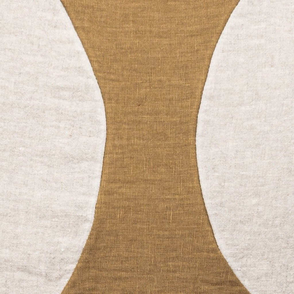 Fronce de coussin Leora, couleur blé | 50x50cm