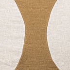 Fronce de coussin Leora, couleur blé | 50x50cm