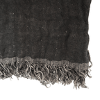 Housse de couette en lin | Naturel/Noir | 135x200cm