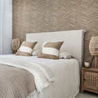 Parure de lit en lin | Naturel/Blanc | 135x200cm