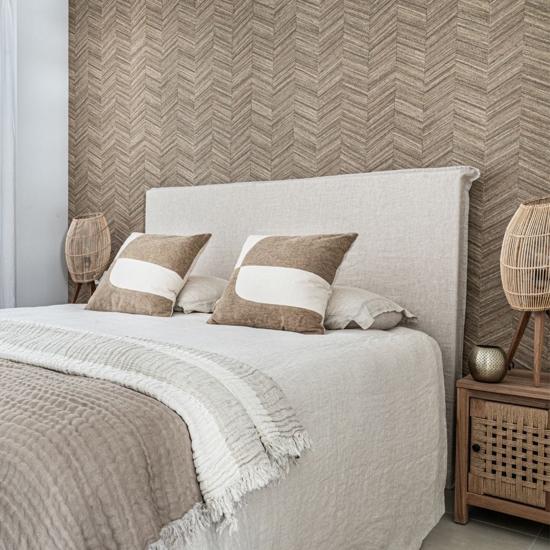 Parure de lit en lin | Naturel/Blanc | 135x200cm