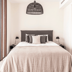 Fronce de coussin en lin | Sable 45x45cm