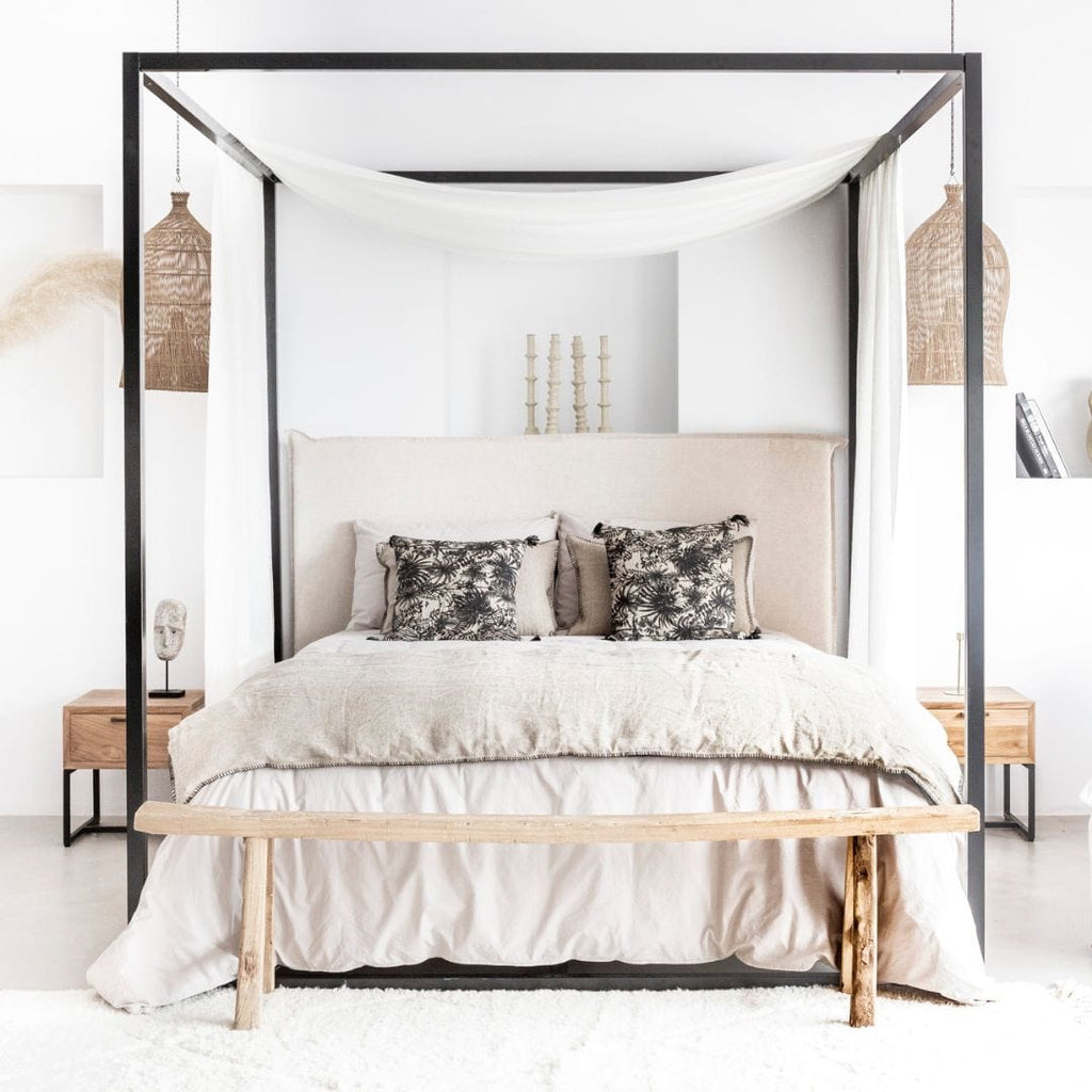 Tête de lit en lin | Naturel