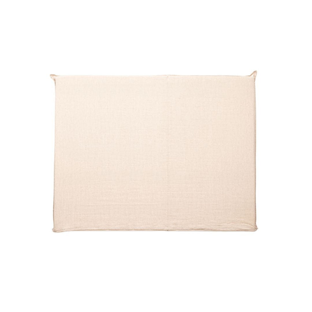 Tête de lit en lin et coton | Naturel