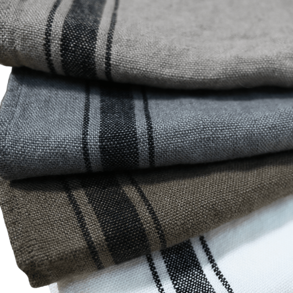 Serviette de cuisine en lin | Granite | 46x70cm