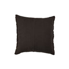 Fronce de coussin en lin | Noir 45x45cm