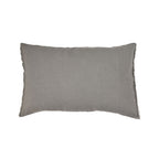 Fronce de coussin en lin | Granit 40x60cm
