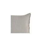 Fronce de coussin en lin | Gris clair 45x45cm