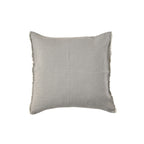 Fronce de coussin en lin | Gris clair 45x45cm