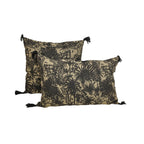 Fronce de coussin en lin | Mahe Palm | Kaki 45x45cm