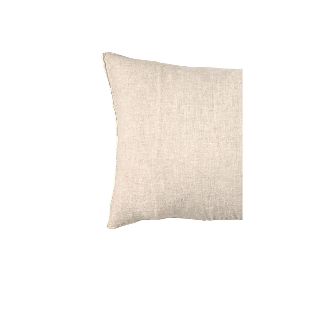 Fronce de coussin en lin | Sable 40x60cm