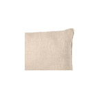 Fronce de coussin en lin | Sable 45x45cm