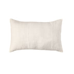 Fronce de coussin en lin | Ivoire blanchi à la pierre | 40x60cm