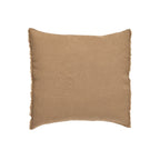 Fronce de coussin en lin | Tabac | 45x45cm