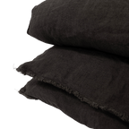 Couette en lin | Noire 200x85cm