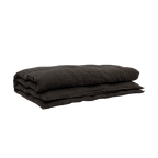 Fronde de couette en lin | Noire 200x85cm