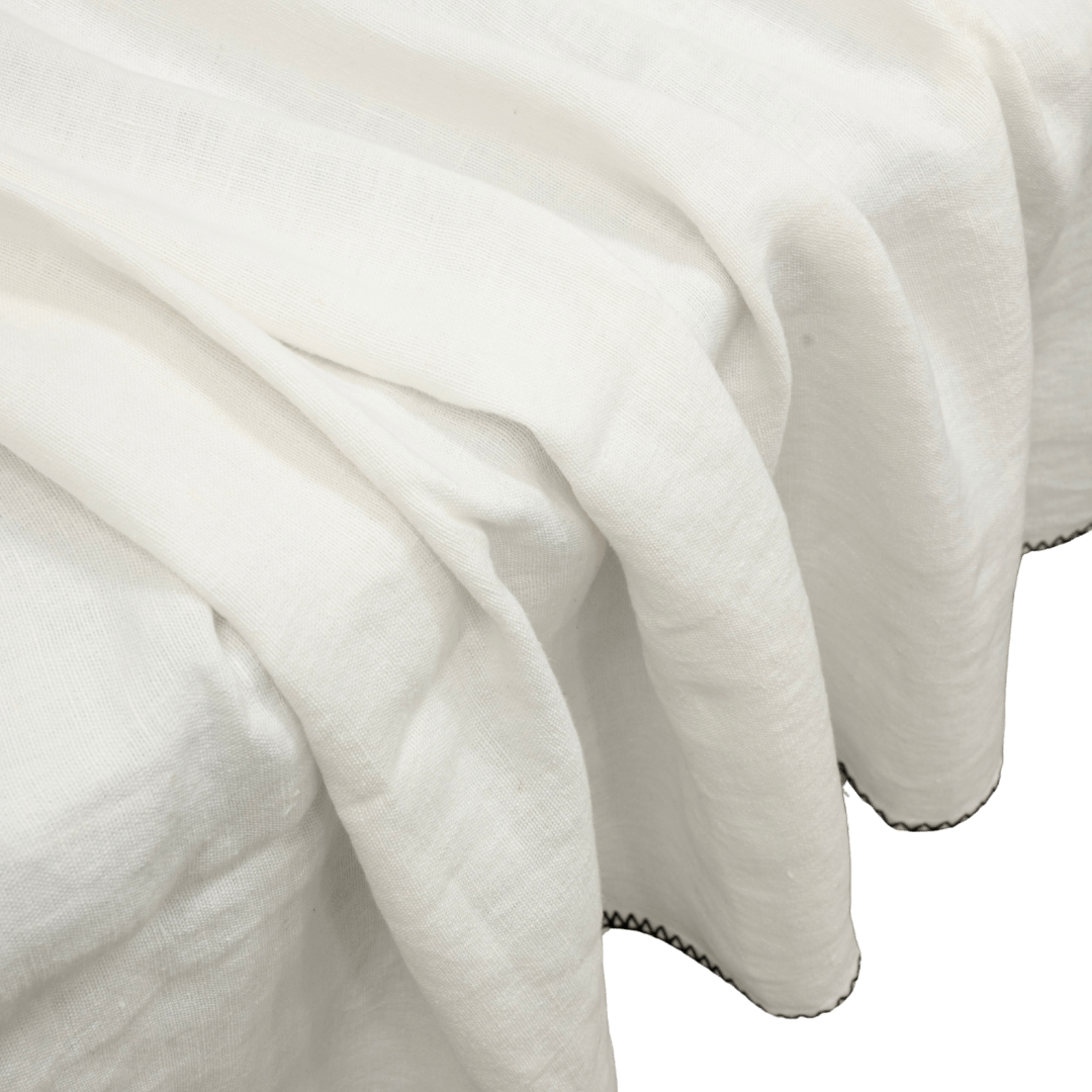 Nappe en lin | Blanche 160x350cm