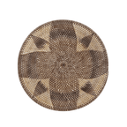 Panier décoratif Lontar | Motif losange | 40cm