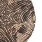 Panier décoratif Lontar | Motif losange | 40cm