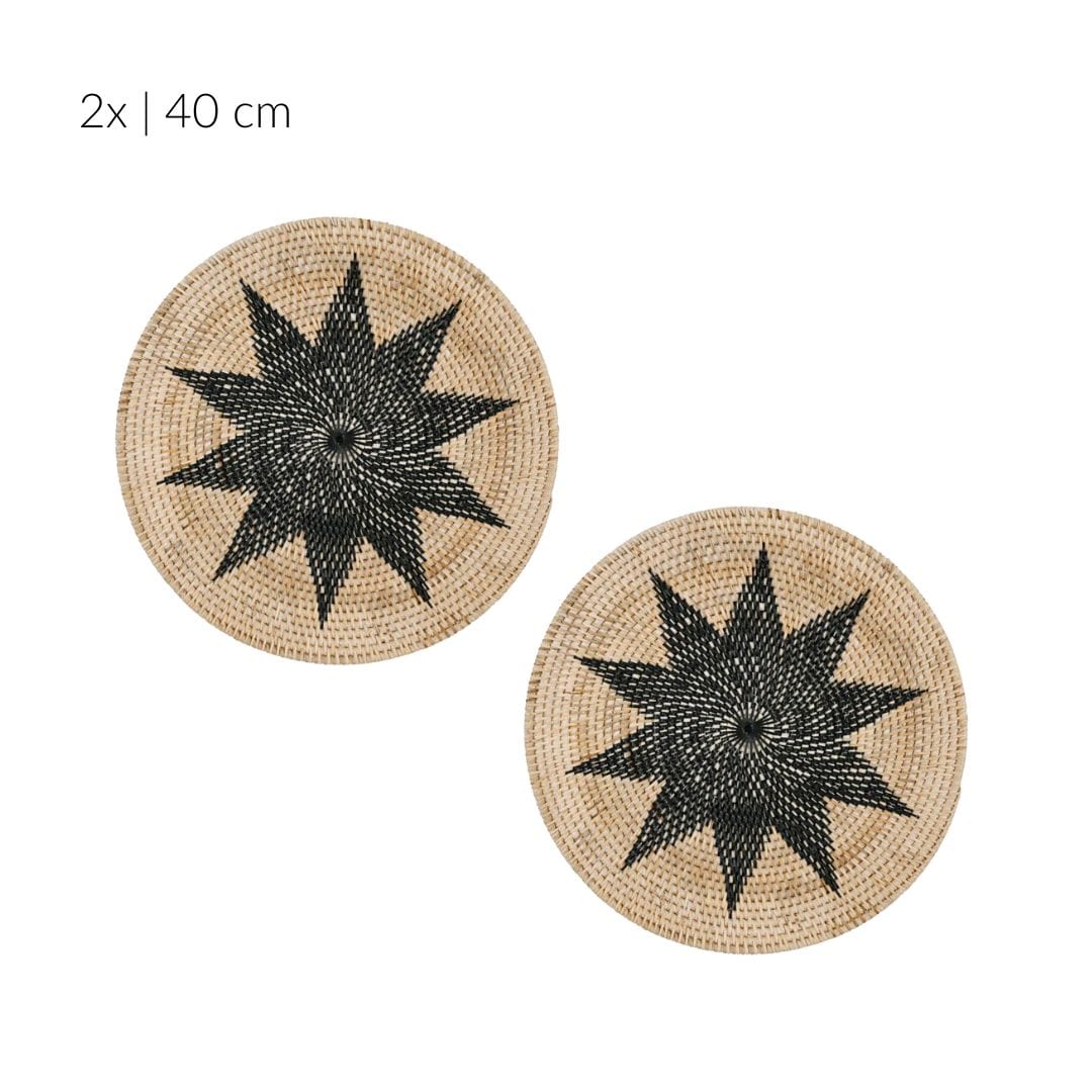 Décoration murale Lontar | Lot de 4