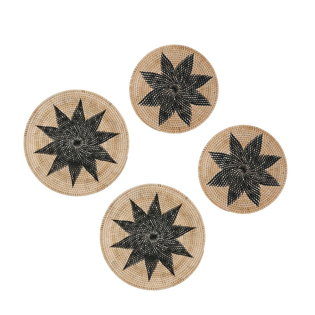 Décoration murale Lontar | Lot de 4