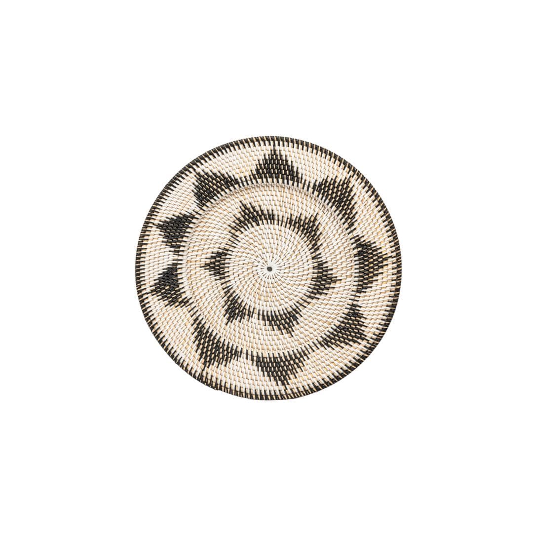 Panier mural décoratif Lumos | Noir/Blanc | 40cm