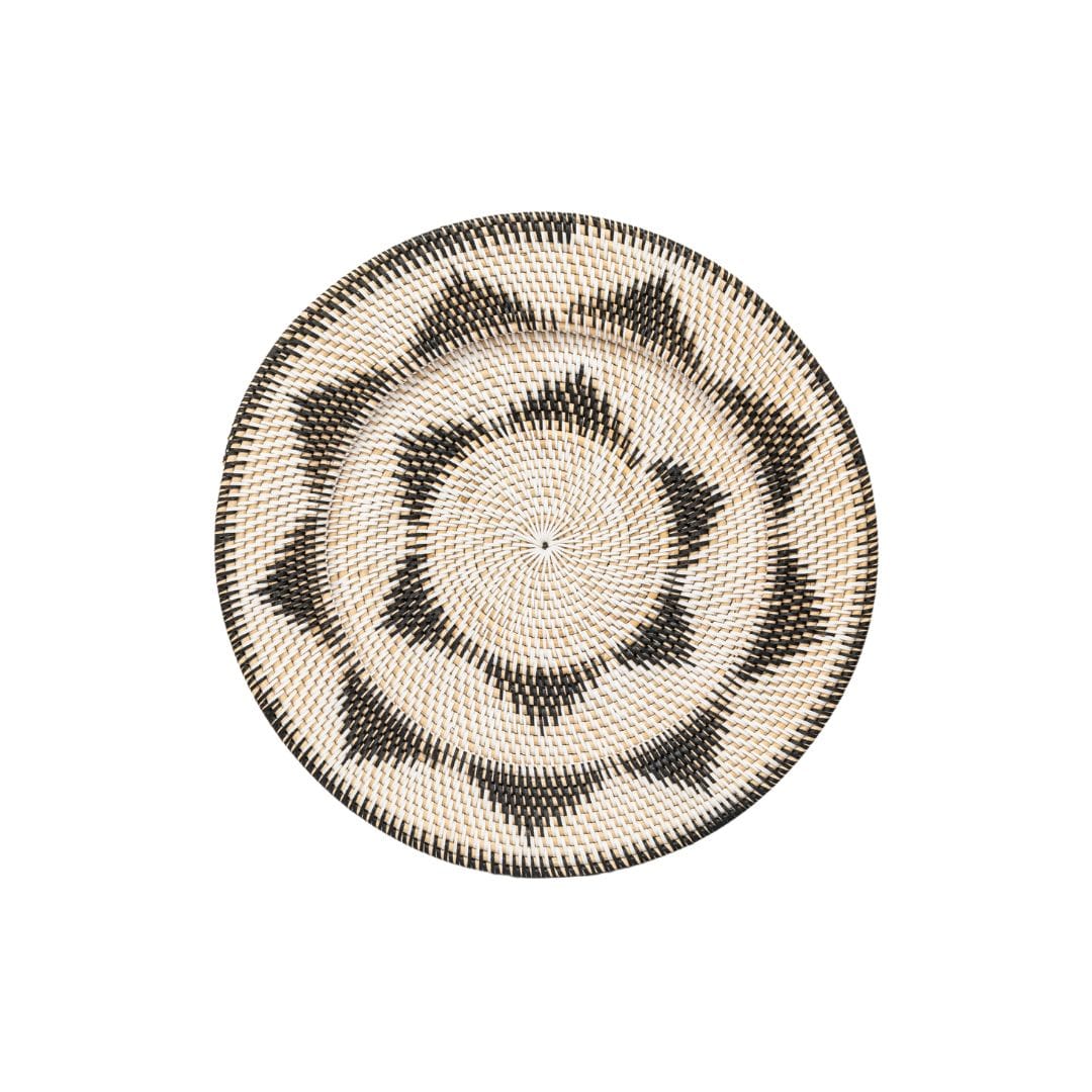 Panier mural décoratif Lumos | Noir/Blanc | 50cm