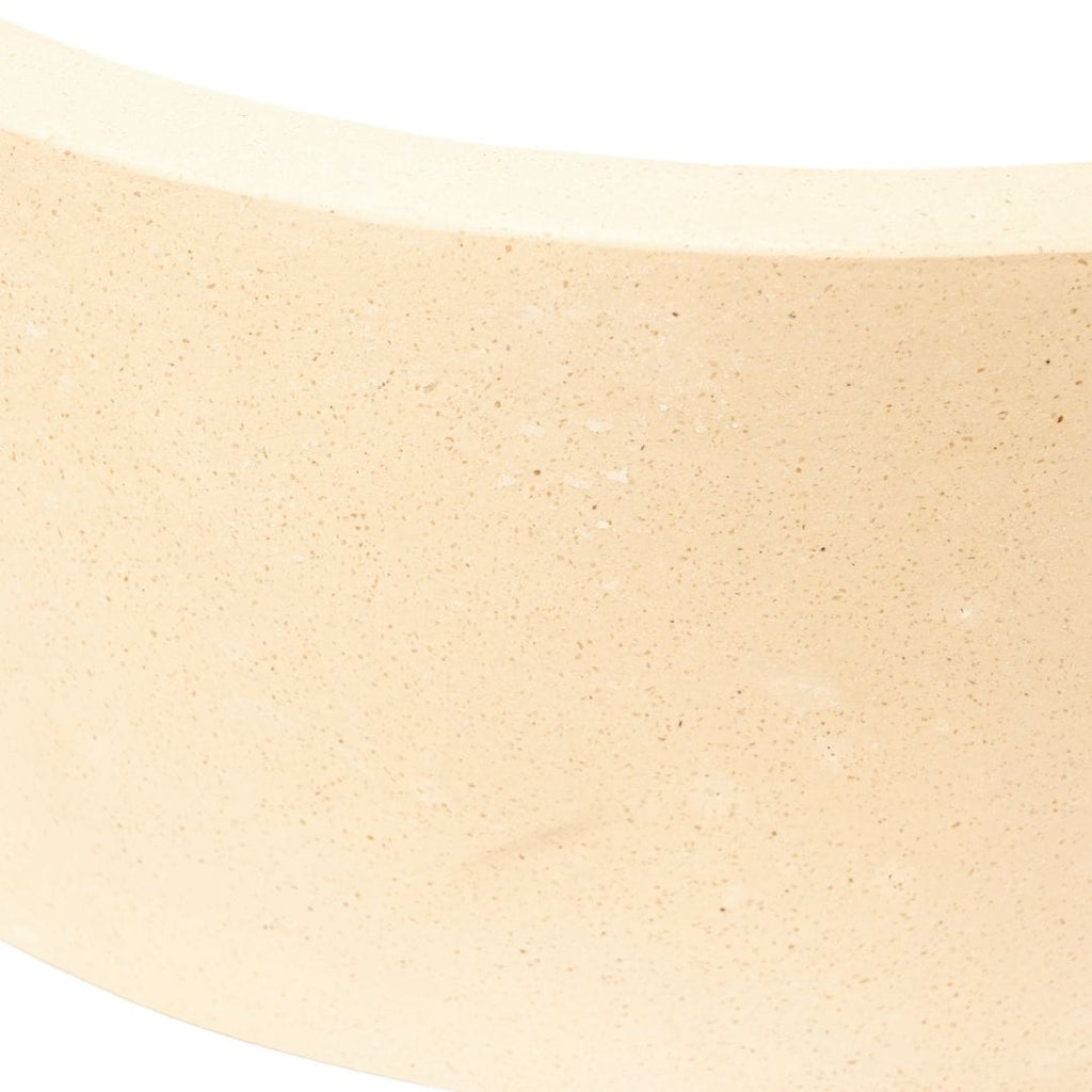 Lavabo en terrazzo Luna | Beige