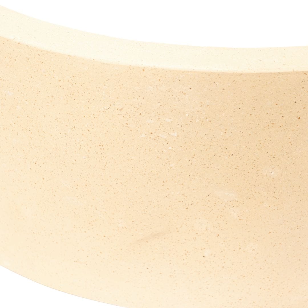 Lavabo en terrazzo Luna | Beige