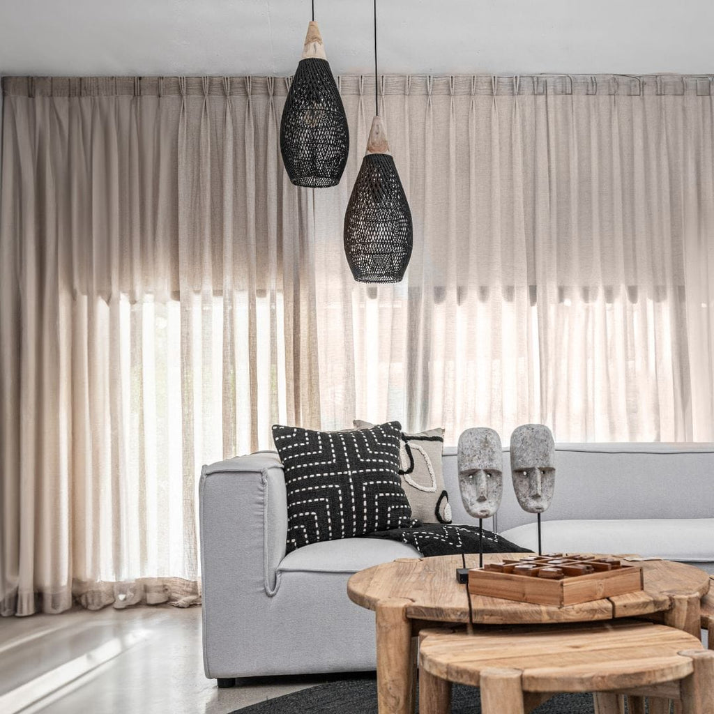 Suspension Mallorca | Noir | 25cm