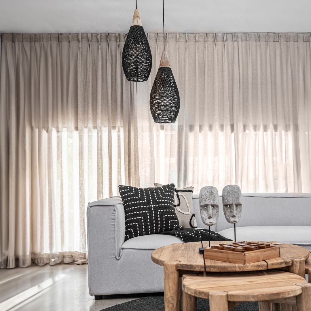 Suspension Mallorca | Noir | 25cm