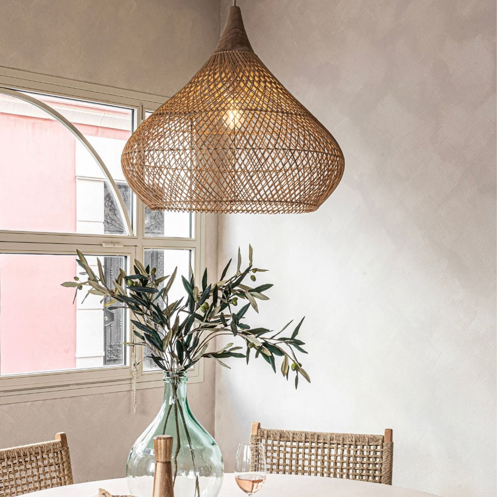 Lampe de plafond Mallorca | Naturel | 60cm