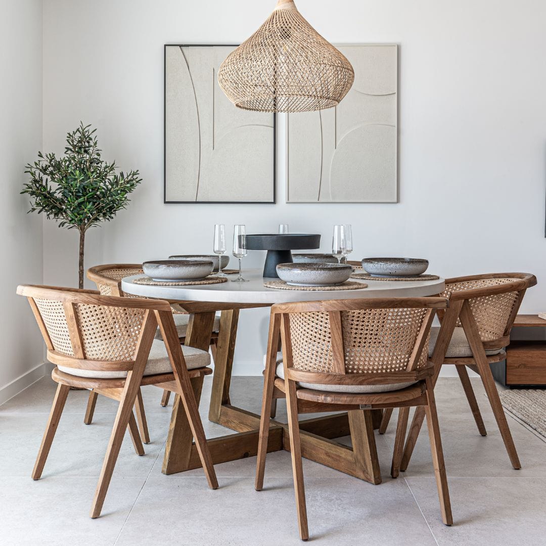 Lampe de plafond Mallorca | Naturel | 60cm