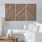 Panneau mural Maluku | Diagonale 120x70x4cm