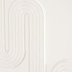 Décoration murale en forme de labyrinthe | Blanc cassé