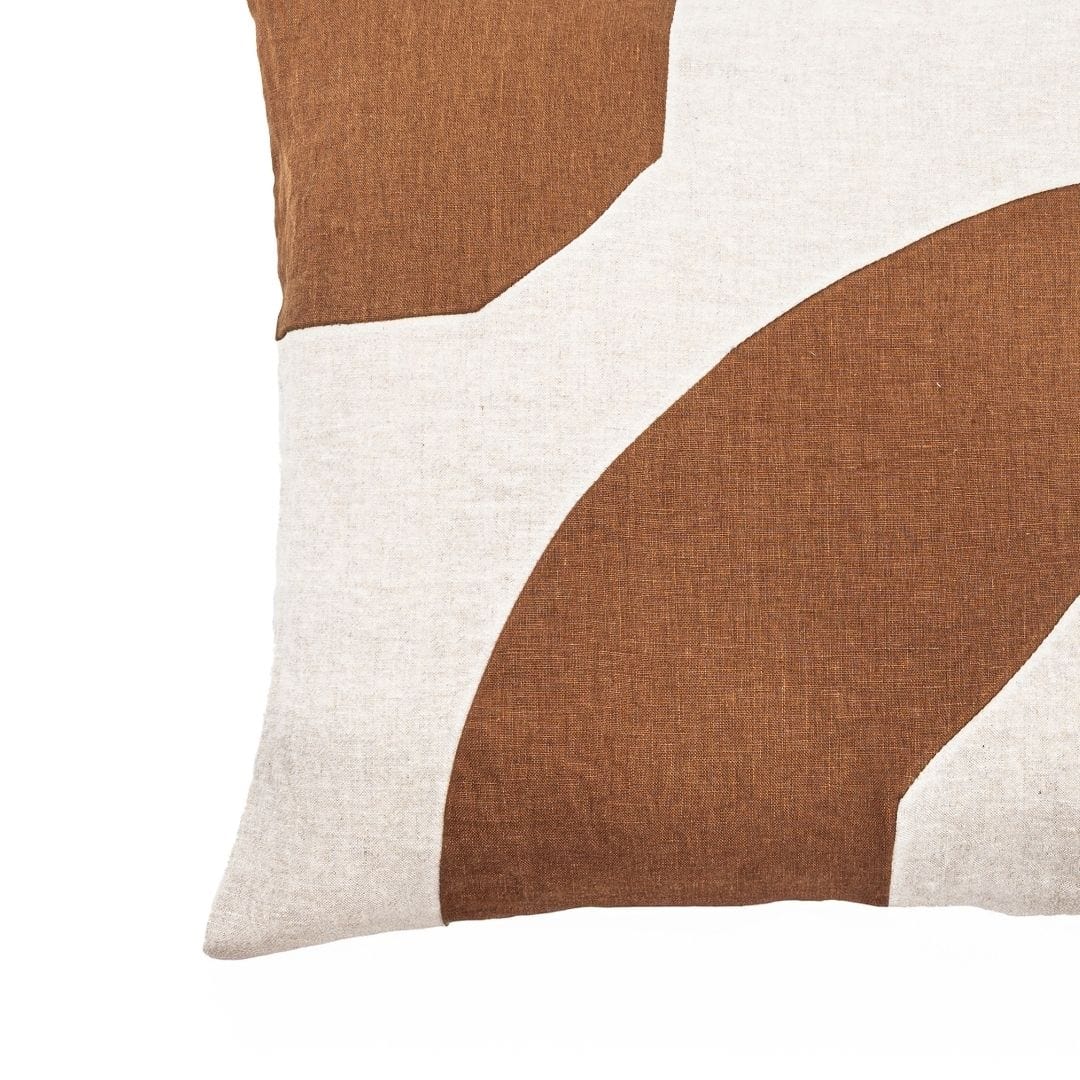Meira Housse de coussin Brown Sugar | 50x50cm
