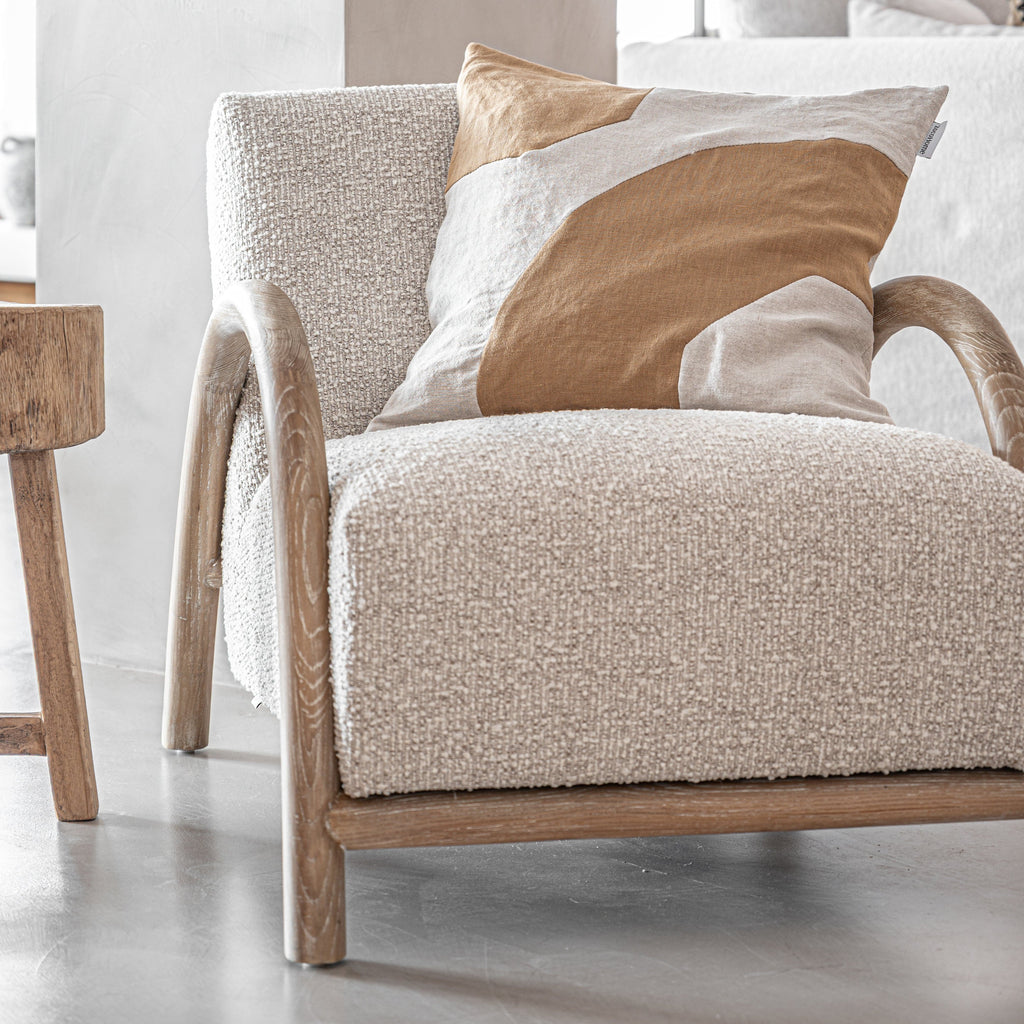 Meira Frotte de coussin blé | 50x50cm