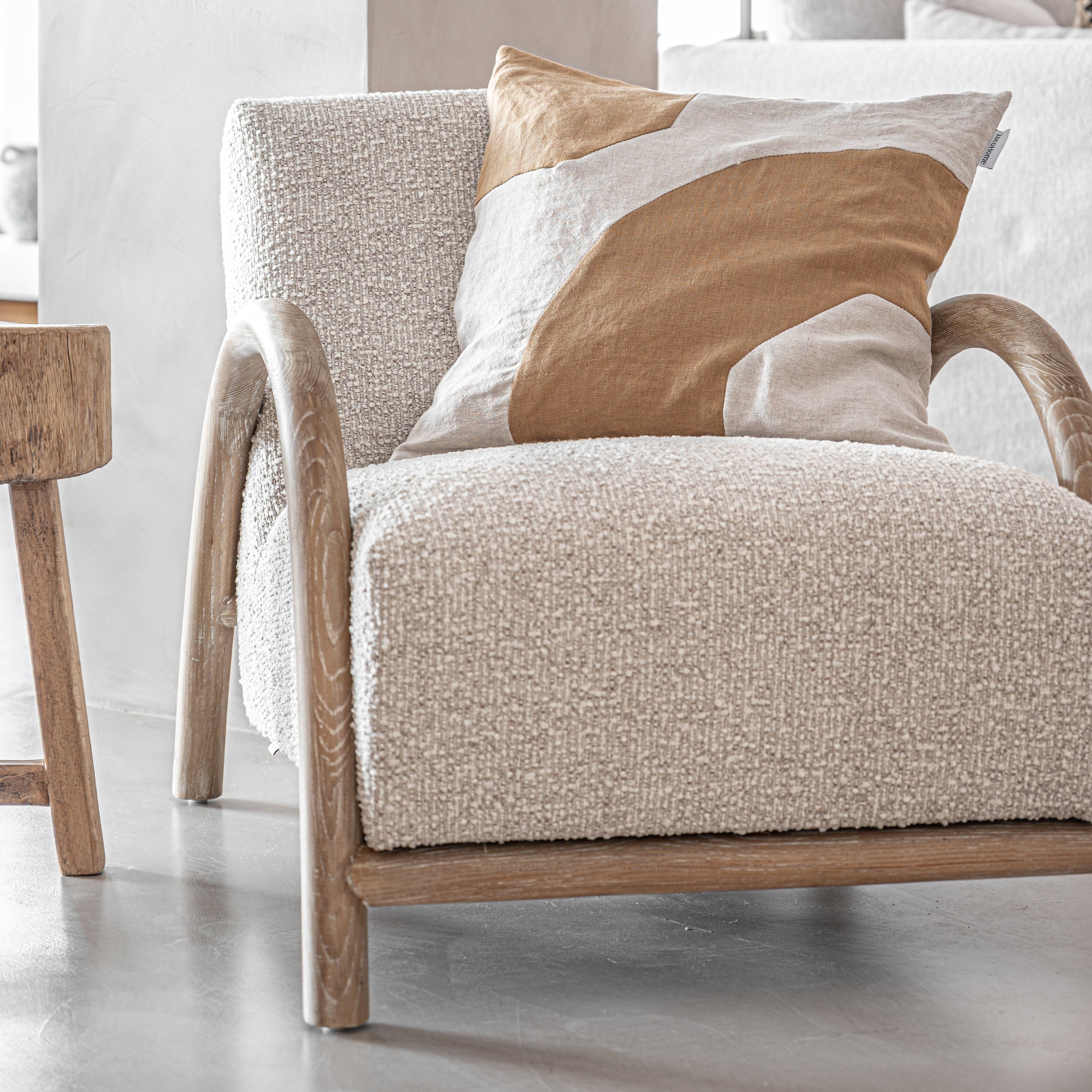 Meira Frotte de coussin blé | 50x50cm