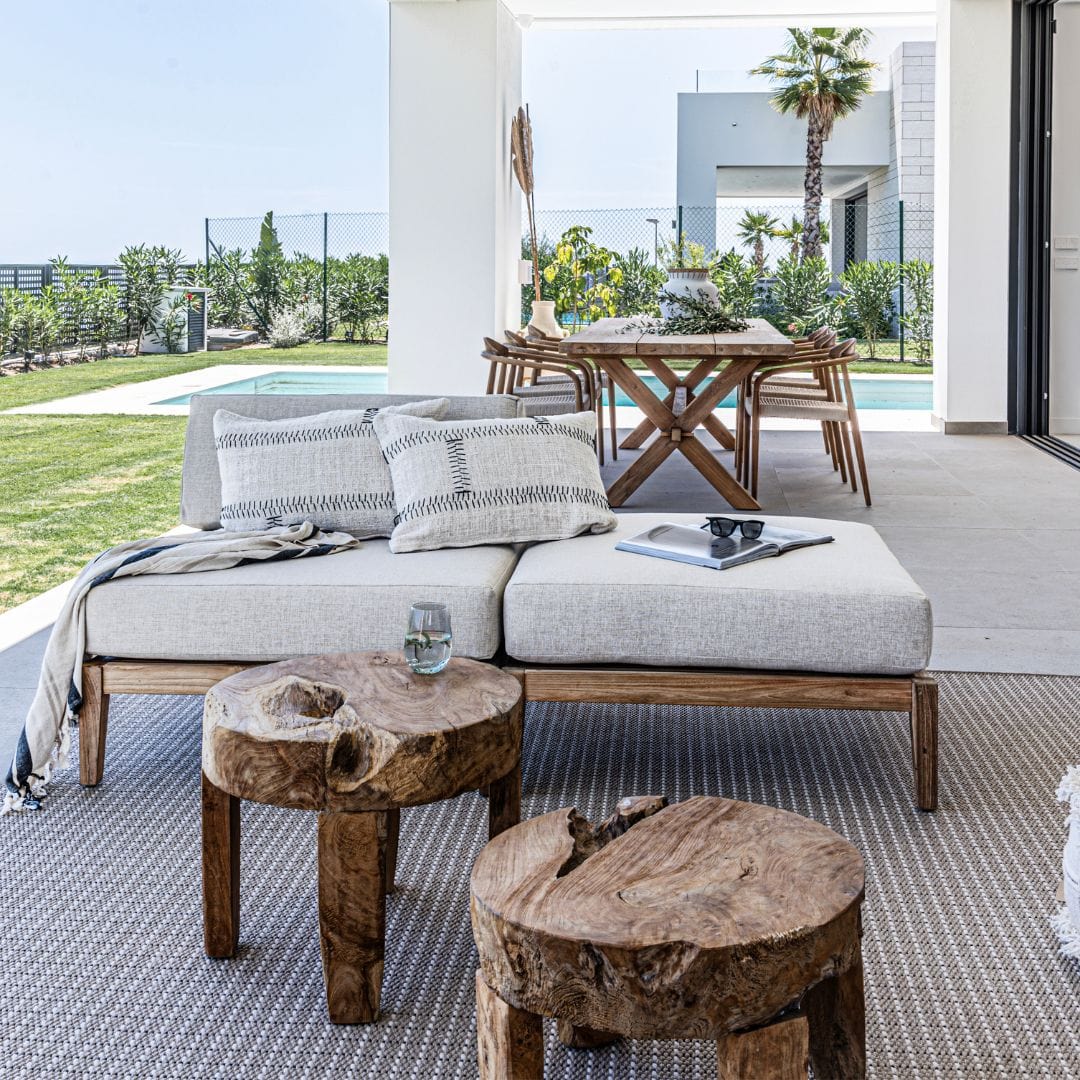 Canapé pouf modulaire Menorca